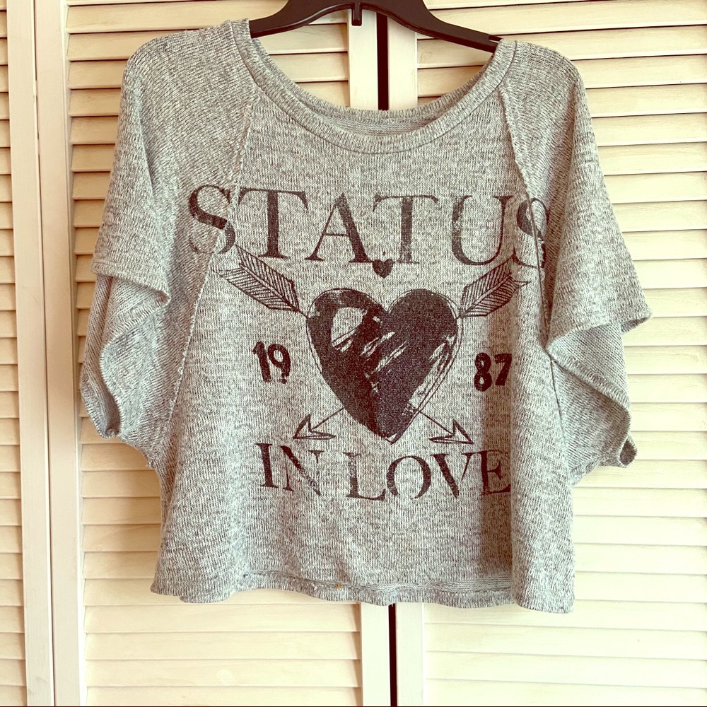 Status in love shirt